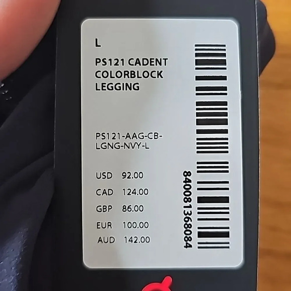 Peloton Women's Cadet High-Rise Color-block Legging Size large - Picture 13 of 13